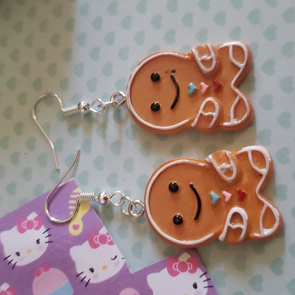 ‼️SALE kawaii gingerbread earrings
